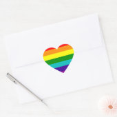 7 Stripes Rainbow Gay Pride Flag Sticker (Envelop)