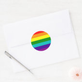 7 Stripes Rainbow Gay Pride Flag Sticker (Envelop)