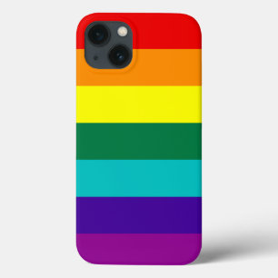 7 Stripes Rainbow Pride Barely Daar™ iPhone 4 Cas 13 Hoesje