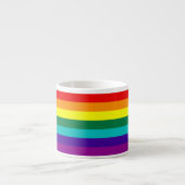 7 Stripes Regenbooggrafflag Espresso Kop (Voorkant)