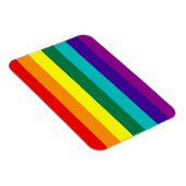 7 Stripes Regenboogkap Pride Flag Premium Magnet Magneet (Rechterzijde)