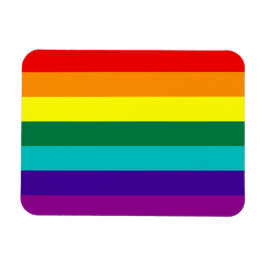 7 Stripes Regenboogkap Pride Flag Premium Magnet Magneet