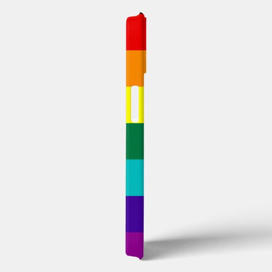 7 Stripes regenboogpride Case-Mate iPhone Case (Achterkant / Rechts)