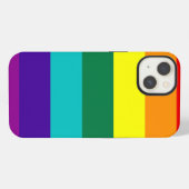 7 Stripes regenboogpride iPhone Hoesje (Achterkant horizontaal)