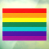 7 Stripes regenboogpride Raamsticker (Vel 3)