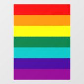 7 Stripes regenboogpride Raamsticker (Vel)