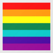 7 Stripes regenboogpride Raamsticker (Vel)