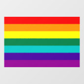 7 Stripes regenboogpride  Raamsticker (Vel)