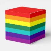 7 Stripes Regenboogpride vlag Bedankdoosjes (Achterkant)