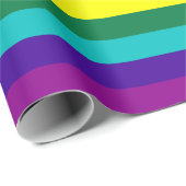 7 Stripes Regenboogpride vlag Cadeaupapier (Rol Hoek)