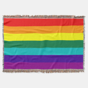 7 Stripes Regenboogpride vlag Deken