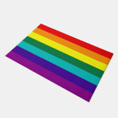 7 Stripes Regenboogpride vlag Deurmat (Schuin)
