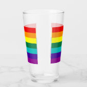 7 Stripes Regenboogpride vlag Glas (Rechts)