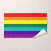 7 Stripes Regenboogpride vlag Handdoek (Handdoek)