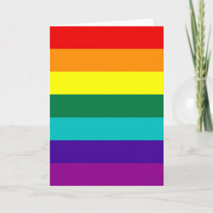 7 Stripes Regenboogpride vlag Kaart