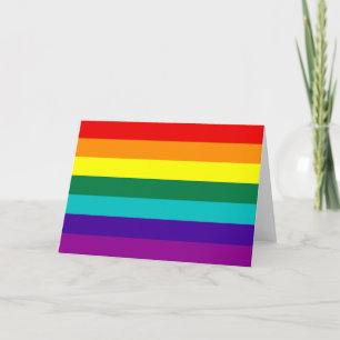 7 Stripes Regenboogpride vlag Kaart