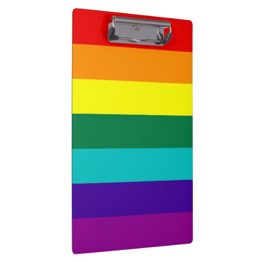 7 Stripes Regenboogpride vlag Klembord (Rechts)