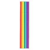 7 Stripes Regenboogpride vlag Medium Tafelloper (Voorkant)