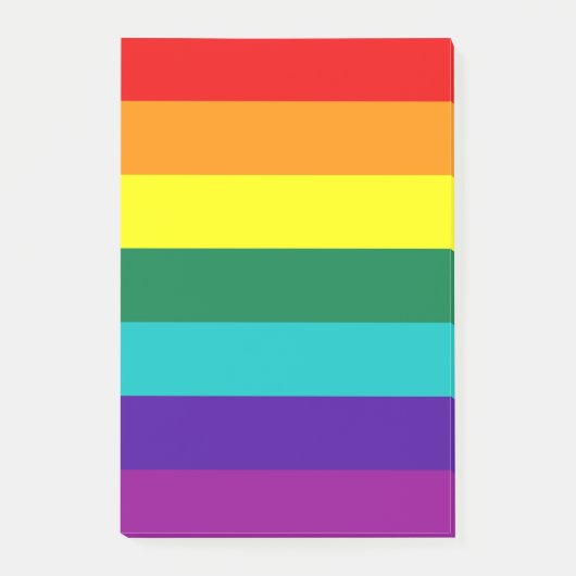 7 Stripes Regenboogpride vlag Post-it® Notes (Voorkant)