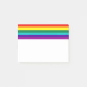 7 Stripes Regenboogpride vlag Post-it® Notes (Voorkant)