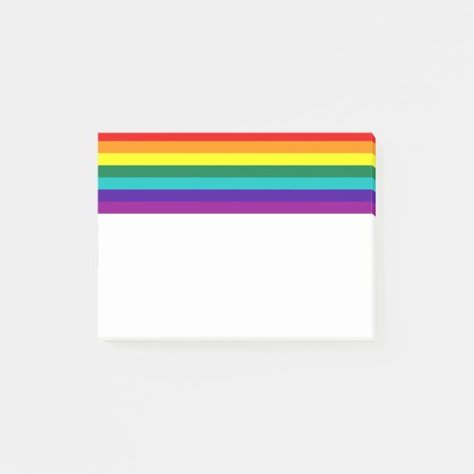 7 Stripes Regenboogpride vlag Post-it® Notes (Voorkant)