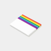 7 Stripes Regenboogpride vlag Post-it® Notes (Schuin)