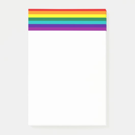 7 Stripes Regenboogpride vlag Post-it® Notes (Voorkant)