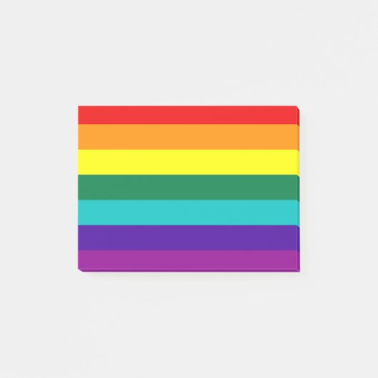 7 Stripes Regenboogpride vlag Post-it® Notes (Voorkant)