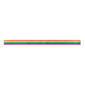 7 Stripes Regenboogpride vlag Satijnen Lint (Voorkant)