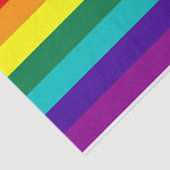 7 Stripes Regenboogpride vlag Tissuepapier (Detail)