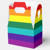 7 Stripes regenboogvlag Bedankdoosjes (Geopend)