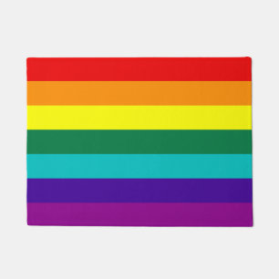 7 Stripes regenboogvlag Deurmat