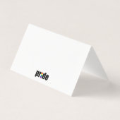 7 Stripes regenboogvlag Kaart (Achterkant)