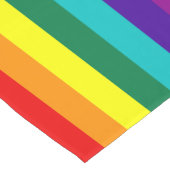 7 Stripes regenboogvlag Korte Tafelloper (Hoek)