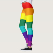 7 Stripes regenboogvlag Leggings (Links)