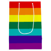 7 Stripes regenboogvlag Medium Cadeauzakje (Achterkant)