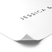 7 Tafels Modern Onze favoriete Mensen Zitgrafiek Poster (Hoek)