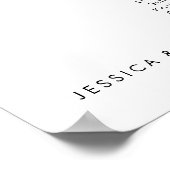 7 Tafels Onze favoriete Mensen Zitschema Plan Poster (Hoek)