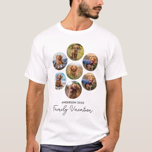 7 Vacature voor de persoonlijke fotocollage T-shirt (Voorkant)