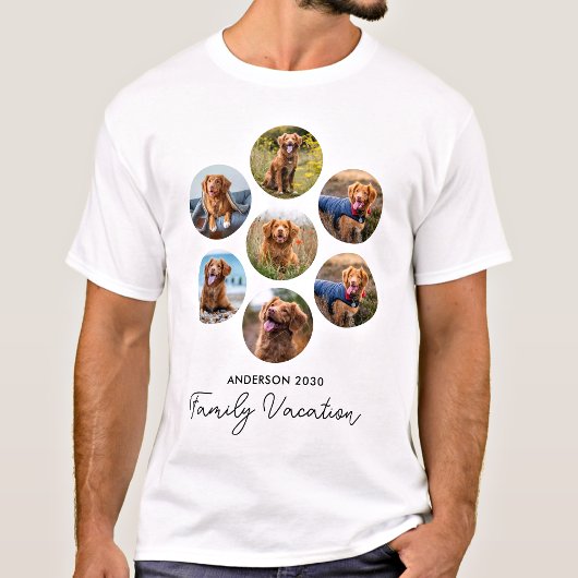 7 Vacature voor de persoonlijke fotocollage T-shirt