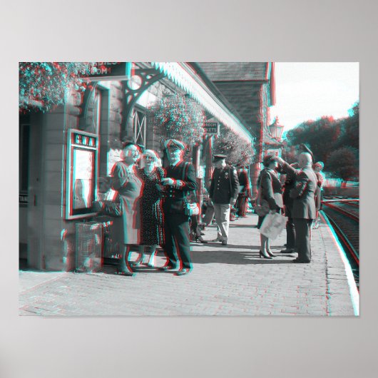 7 Valley Railway 1940 Day, Shropshire, Engeland Poster (Voorkant)