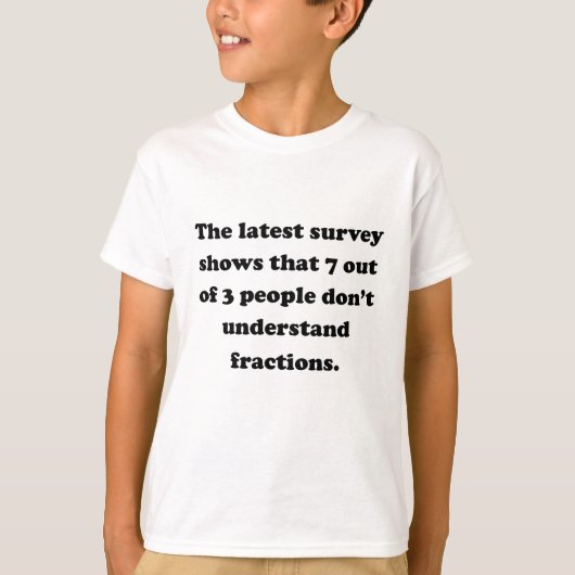 7 van de 3 personen t-shirt (Voorkant)
