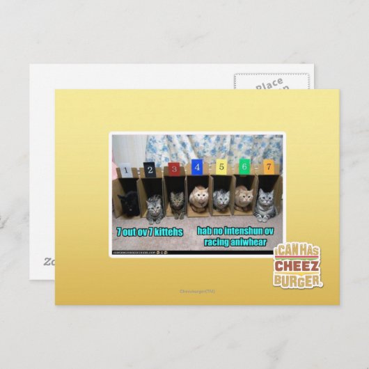 7 van de 7 keukens van ov briefkaart (Voorkant / Achterkant)