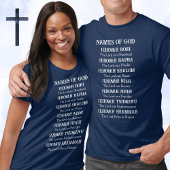 7 Verlossende namen van Jehovah, Christelijk T-shirt