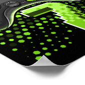 7 Video Game Controller 7e verjaardag Gamer Gift B Poster (Hoek)