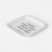 7" vierkant papieren bord (Gebogen)