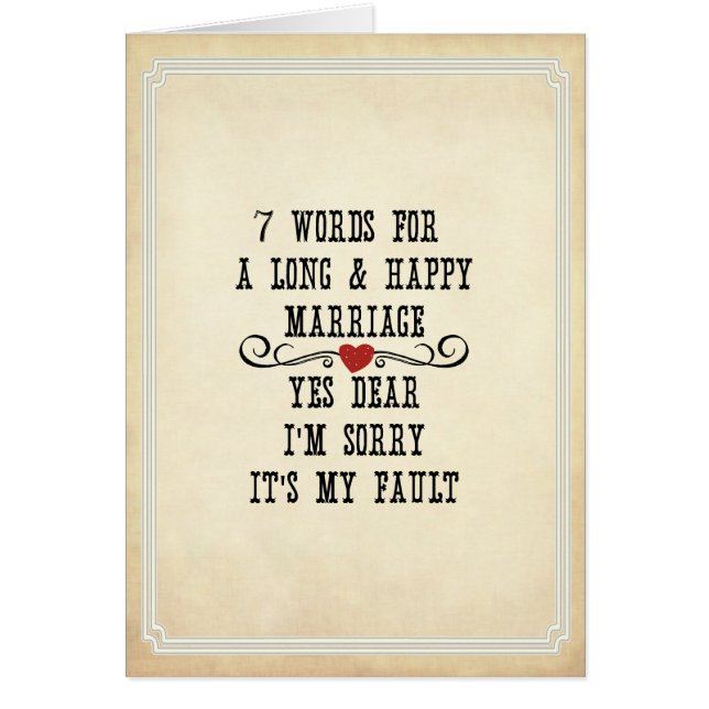7 woorden voor een lang en gelukkig huwelijk (Voorkant)