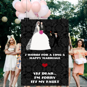 7 woorden voor een lang en gelukkig huwelijk - Ja Poster