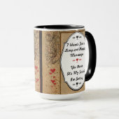 7 woorden voor een lang en gelukkig huwelijk mok (Voorkant rechts)