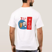 7 woorden voor een lang en gelukkig huwelijk t-shirt (Achterkant)